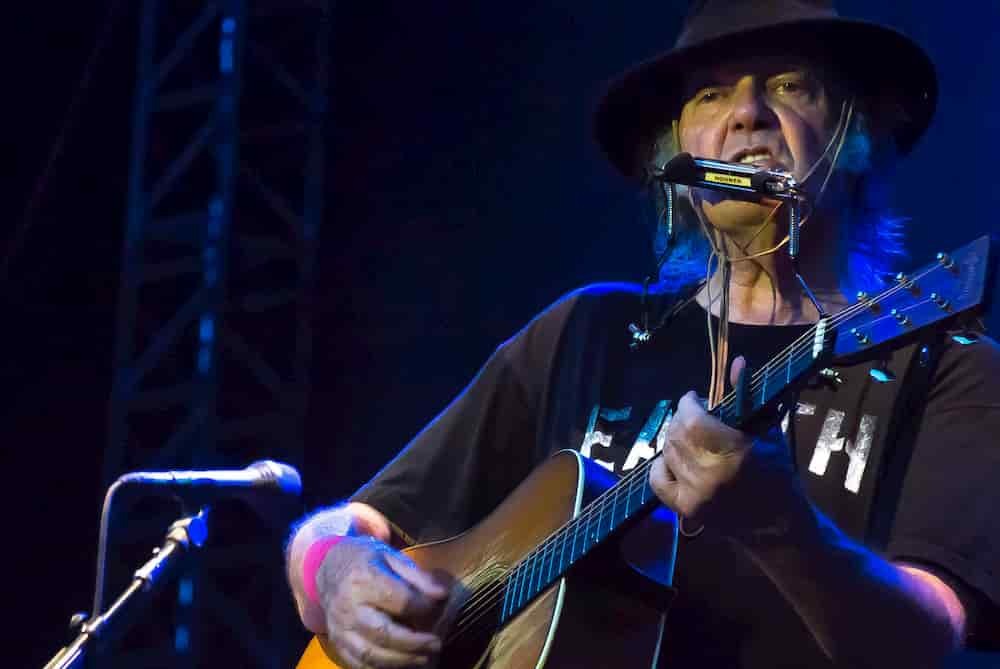 Neil Young en directo en 2014
