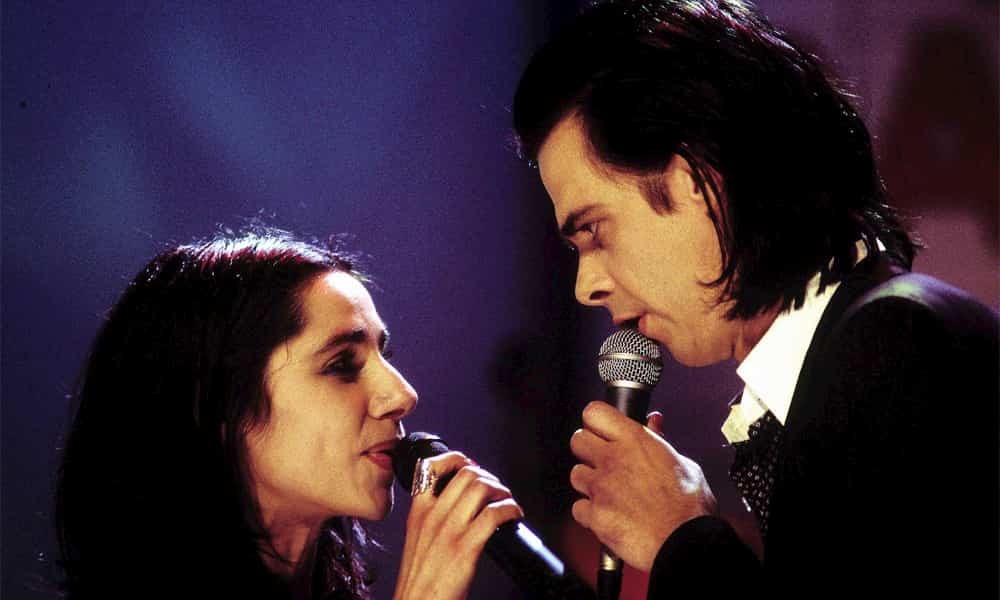 PJ Harvey con Nick Cave en 1999