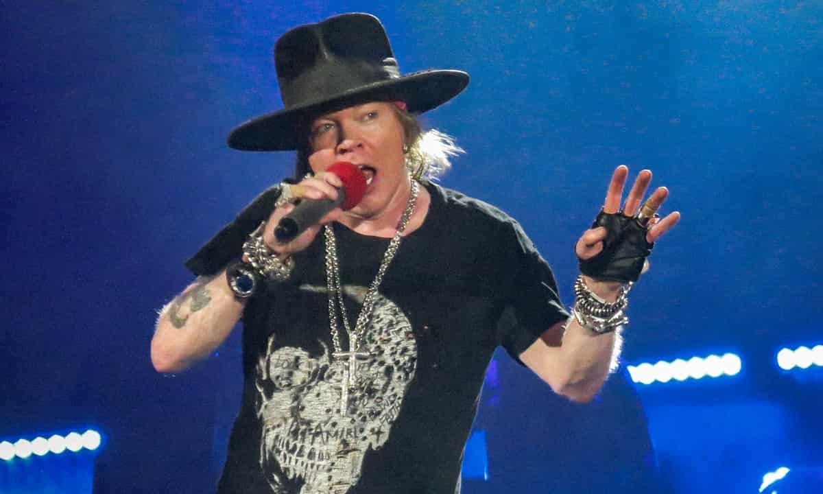 Axl Rose de Guns N' Roses en vivo live