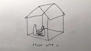 La portada de Stuck With U