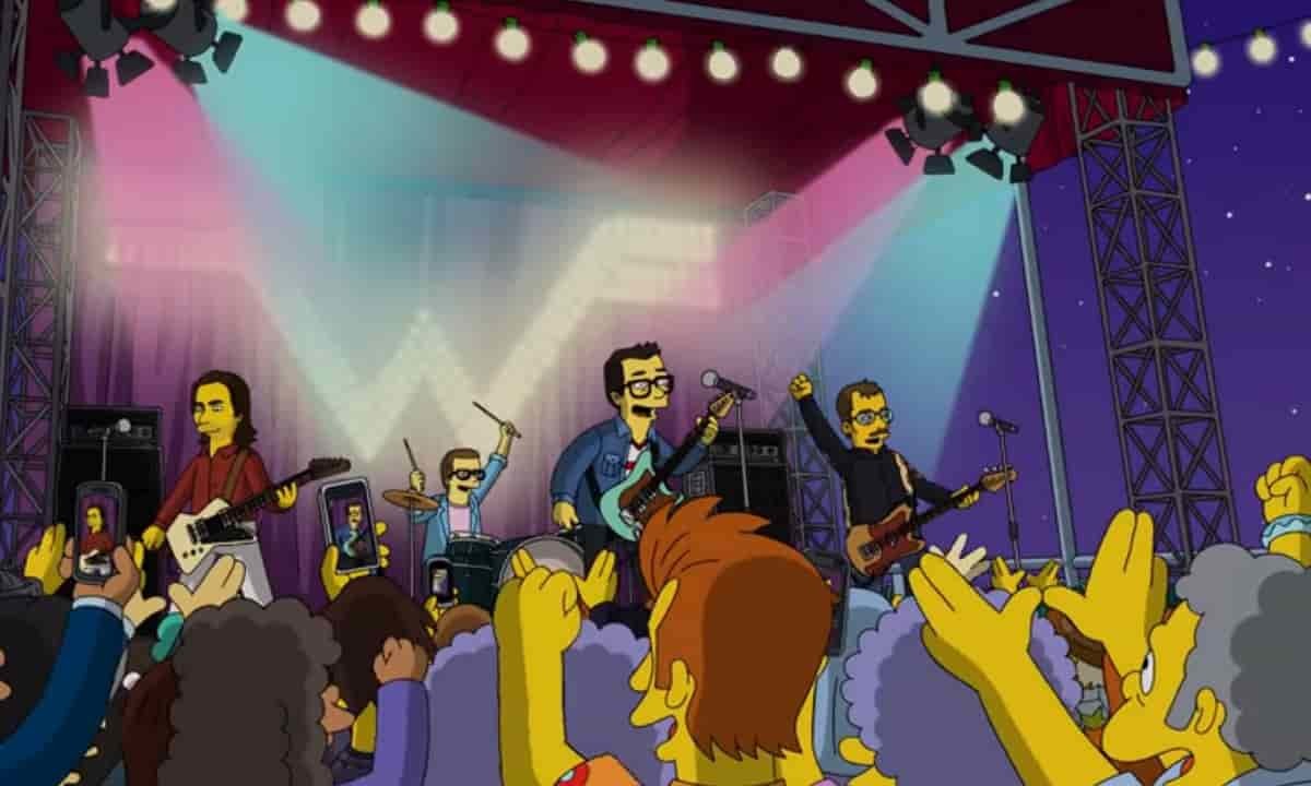 Weezer en los Simpson