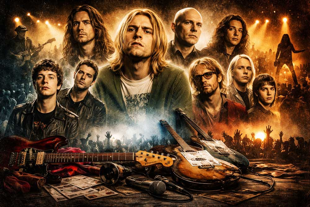 Bandas de rock alternativo de los 90: las más influyentes y esenciales