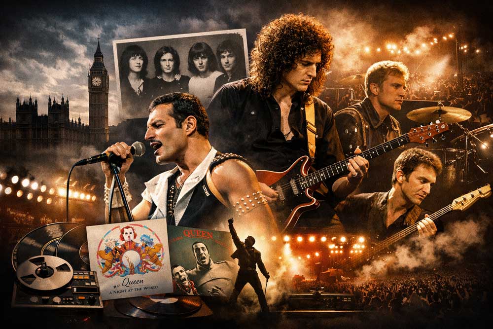 Queen: historia, discografía y el legado de Freddie Mercury