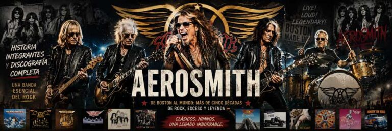 Aerosmith: historia, integrantes y discografía completa de una banda esencial del rock