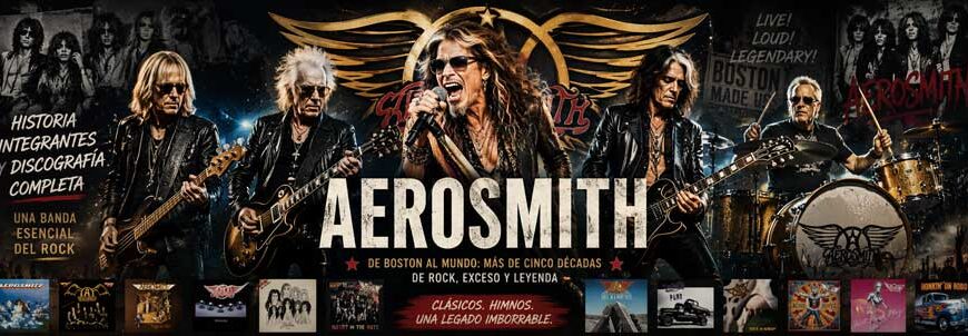 Aerosmith: historia, integrantes y discografía completa de una banda esencial del rock