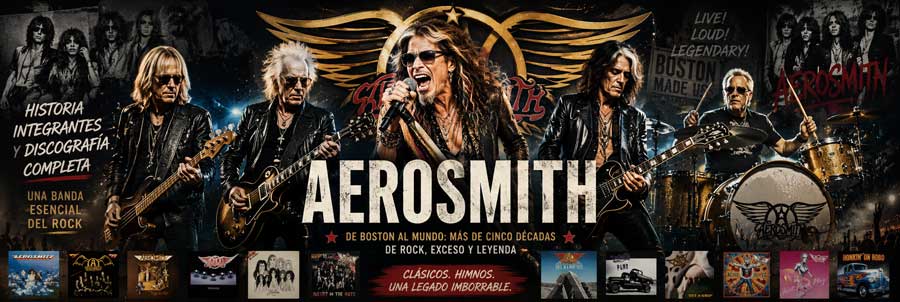 Aerosmith: historia, integrantes y discografía completa de una banda esencial del rock